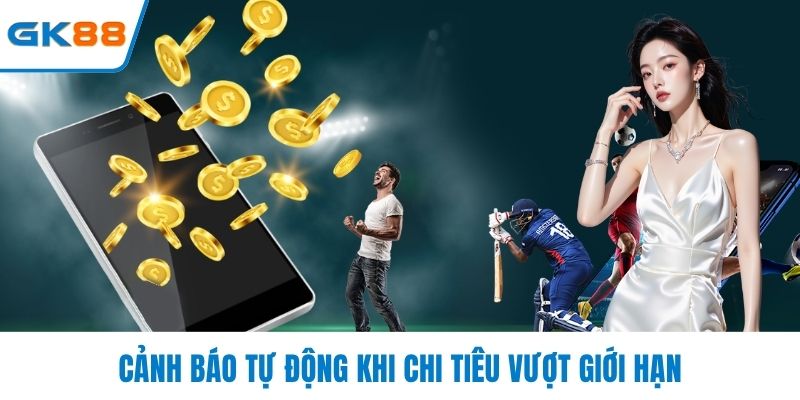 Cảnh báo tự động khi chi tiêu vượt giới hạn