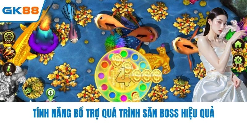 Tính năng bổ trợ quá trình săn boss hiệu quả